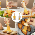 Oil Sprayer Bottle and Silicone Oil Brush Kitchen Combo Set