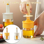Oil Sprayer Bottle and Silicone Oil Brush Kitchen Combo Set
