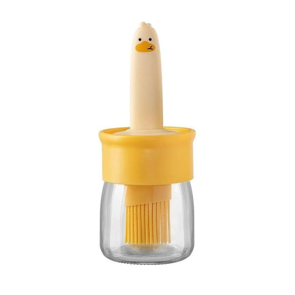 Silicone Basting Brush Bottle Oil Bottle Brush Set Silicon Round Pastry Brush